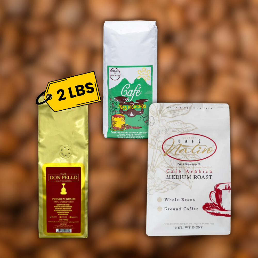 Bundle 'Single Origins' con Don Pello 10oz - 2lbs